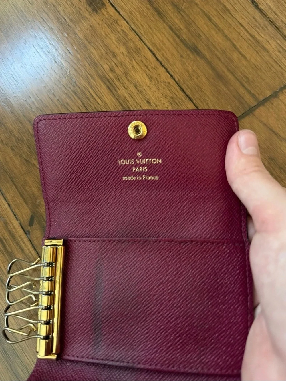 Louis Vuitton Monogram Key & Card Holder in Brown and Gold